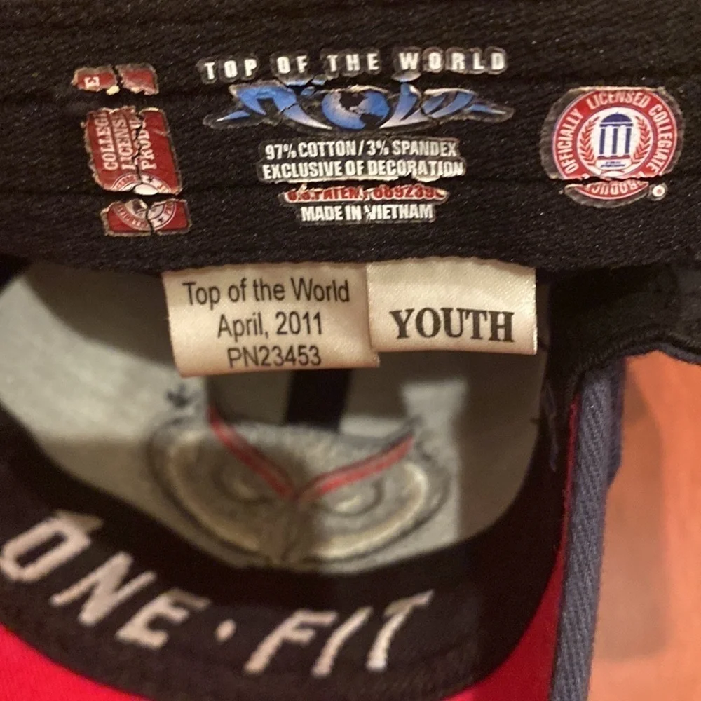 Youth Navy blue and red FAU Owls hat